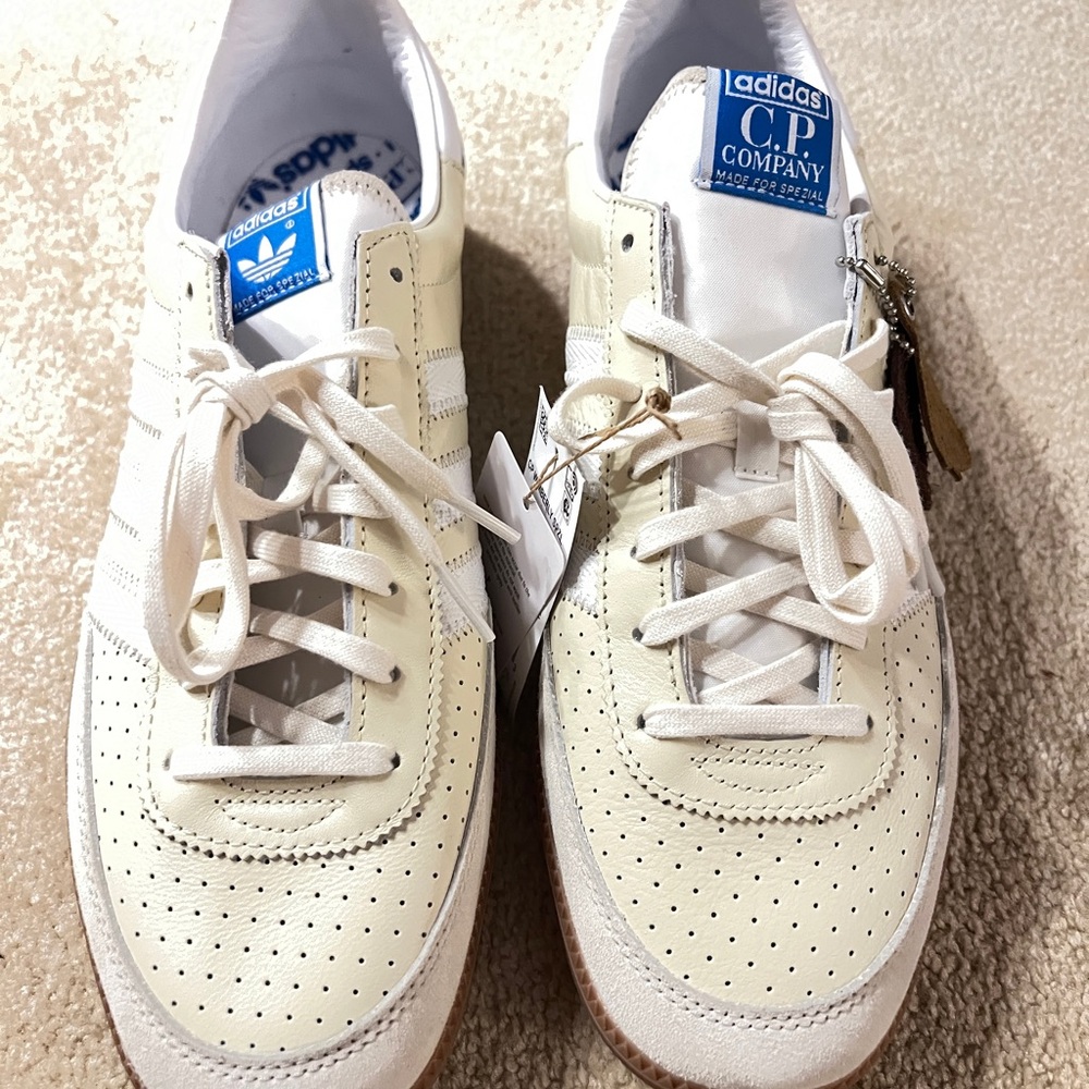 Adidas X CP Company Men's Wimberley Biege Sand Sneakers